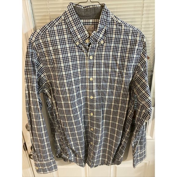 J. Crew mens small plaid longsleeve shirt